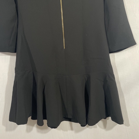 NWT $348 kate spade new york [ 2 ] Flounce Crepe‎ Mini Dress in Black - Picture 13 of 13